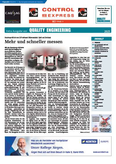 Titelbild QUALITY ENGINEERING Control Express 1